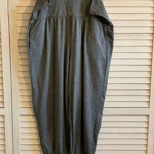 Aerie Gray Foldover Jogger Pants